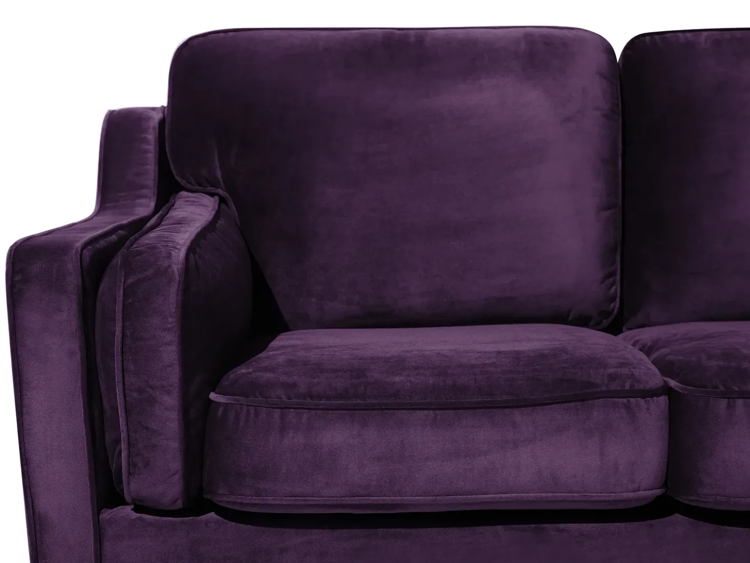 Divano 3 posti LOKKA Velluto Viola