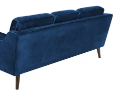 Divano 3 posti LOKKA Velluto Blu marino