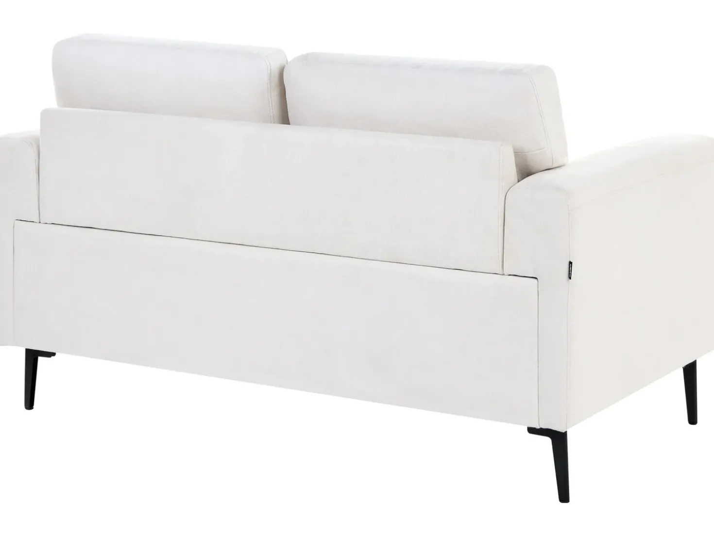 Divano 2 posti LOUSTO Tessuto Beige chiaro