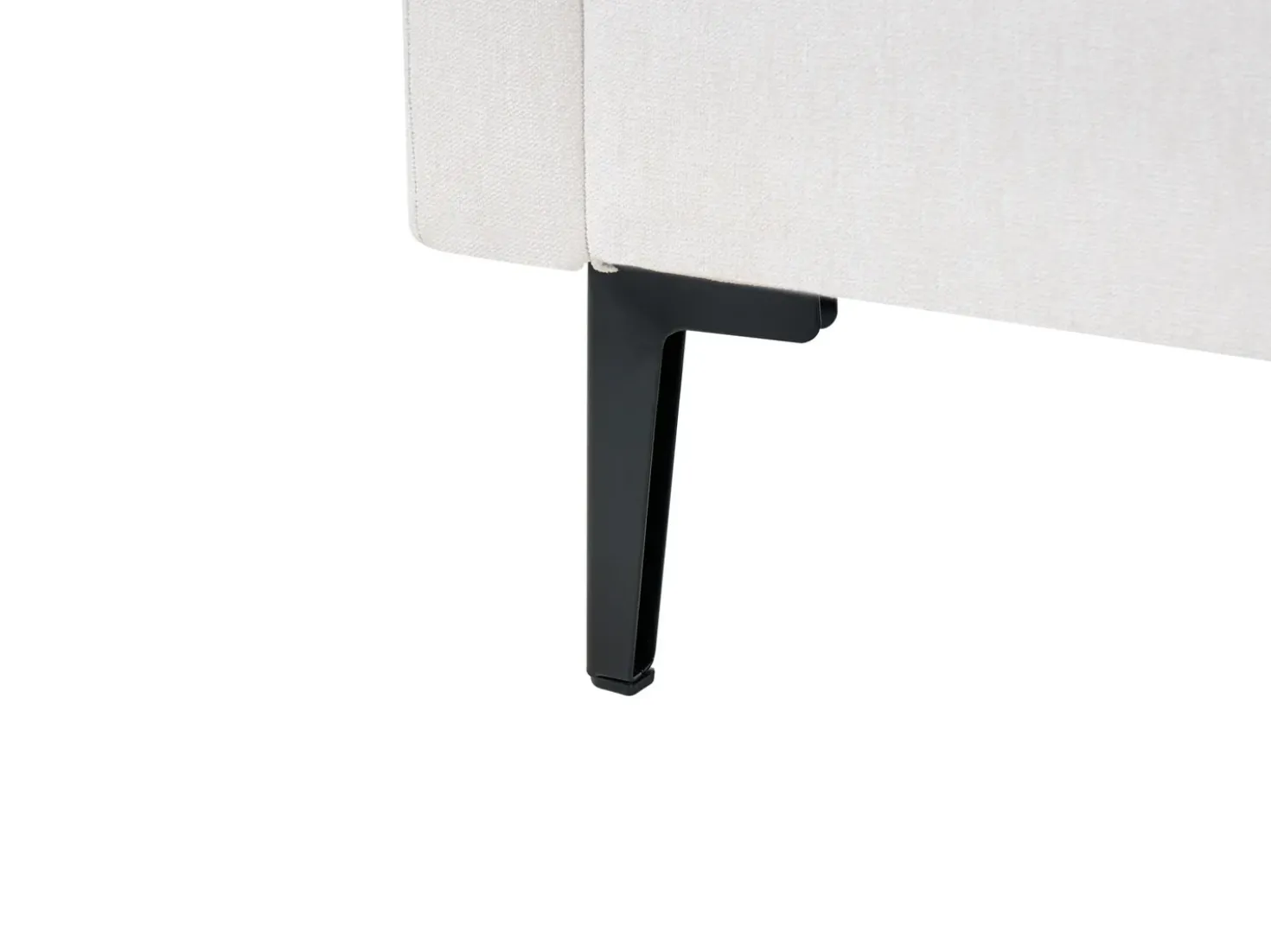Divano 2 posti LOUSTO Tessuto Beige chiaro
