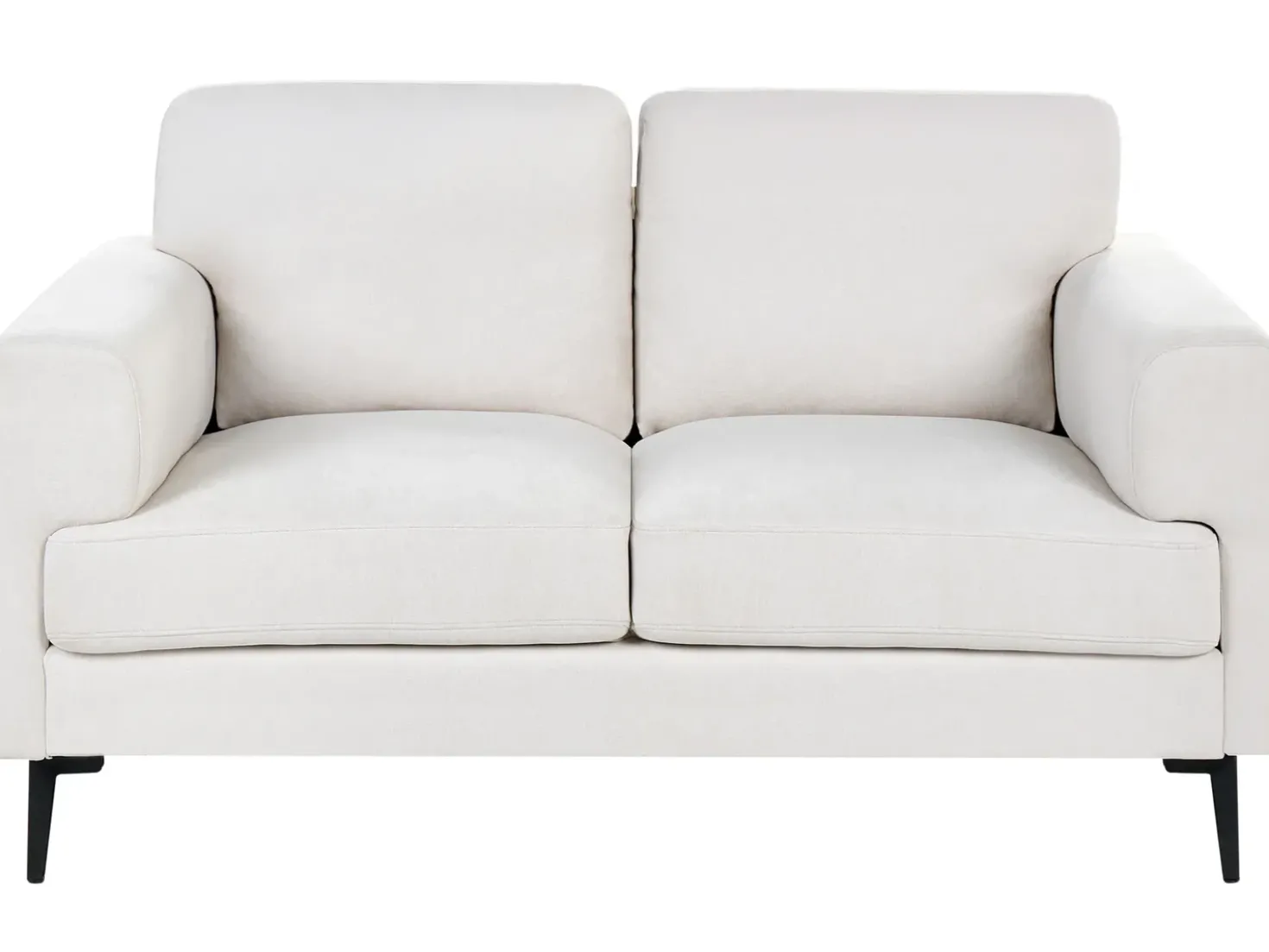 Divano 2 posti LOUSTO Tessuto Beige chiaro