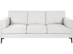 Divano 3 posti LOUSTO Tessuto Beige chiaro