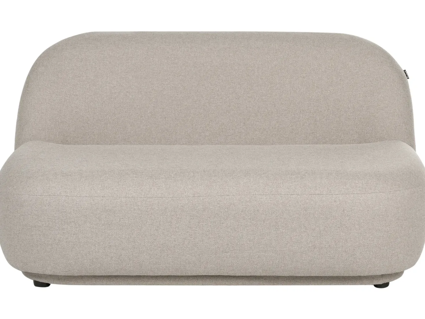 Divano 2 posti LOVBERG Tessuto Beige