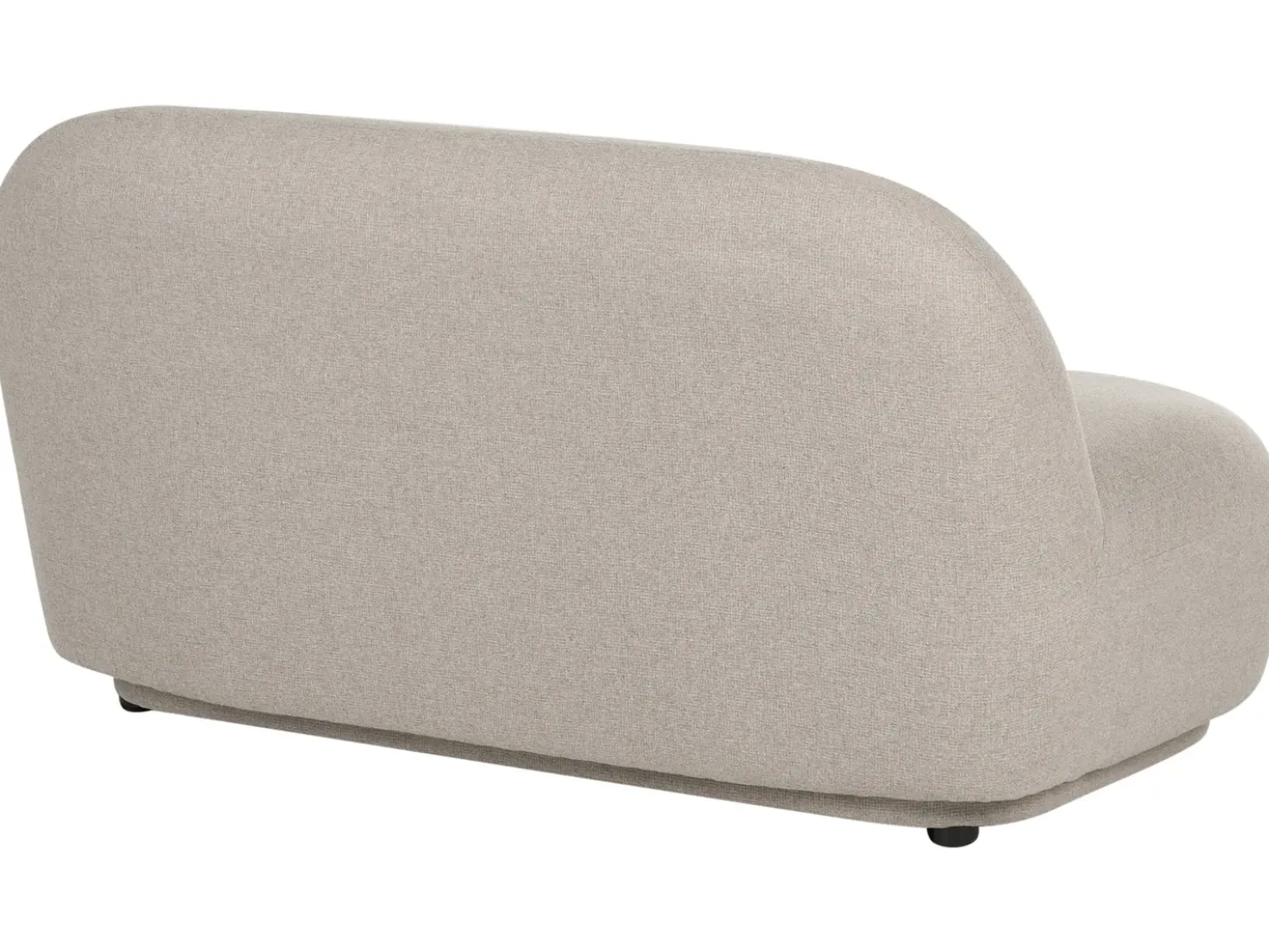 Divano 2 posti LOVBERG Tessuto Beige