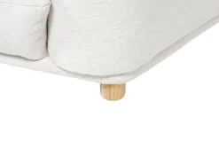 Divano 3 posti LUVOS Tessuto Bianco sporco