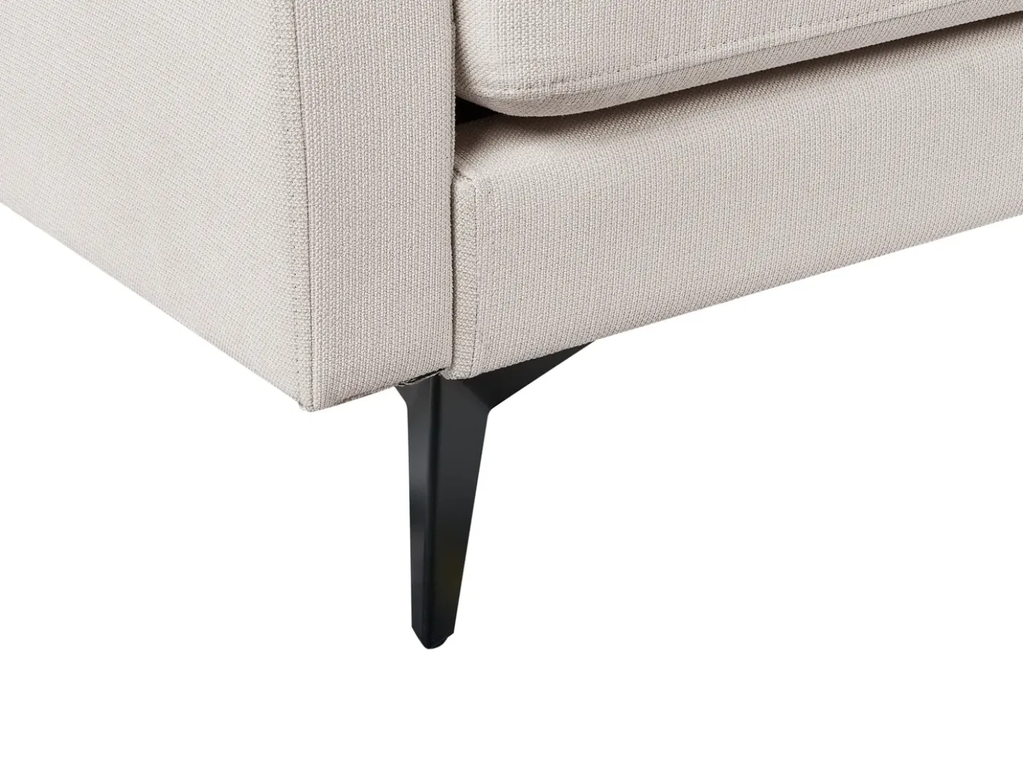 Divano 3 posti MALA Tessuto Beige chiaro