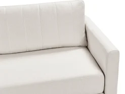 Divano 3 posti MALA Tessuto Beige chiaro