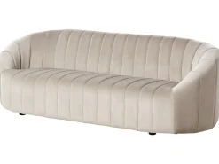 Divano 3 posti MALUNG Velluto Beige