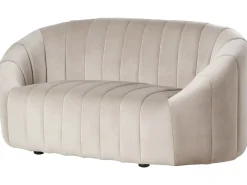 Divano 2 posti MALUNG Velluto Beige