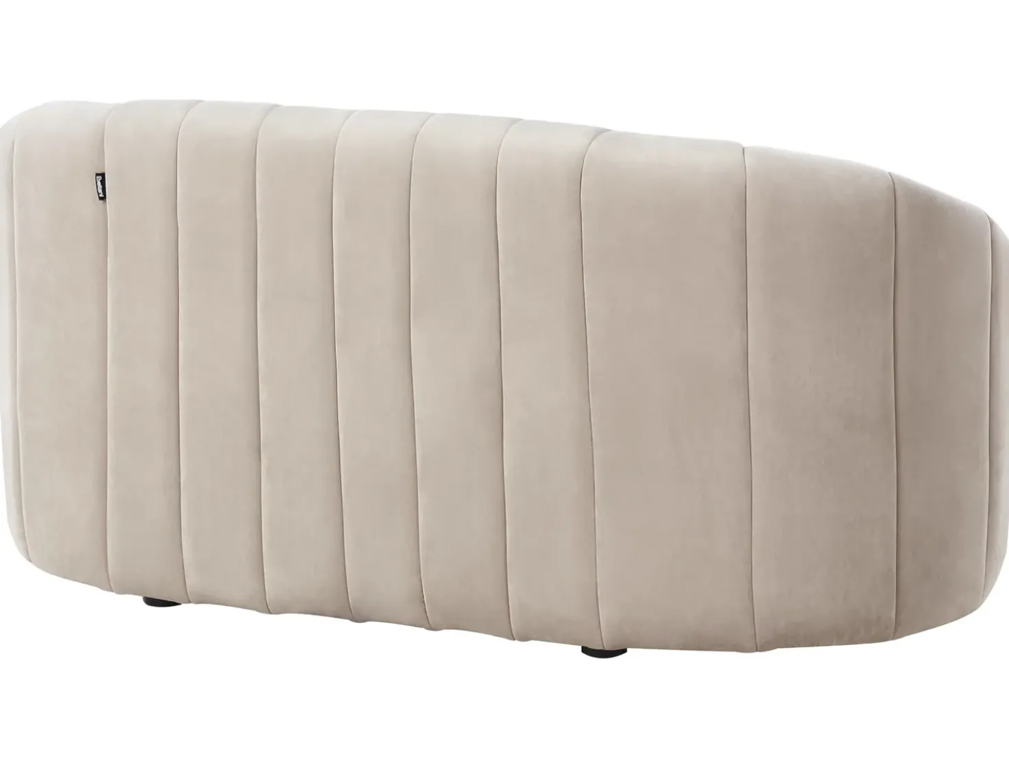Divano 2 posti MALUNG Velluto Beige