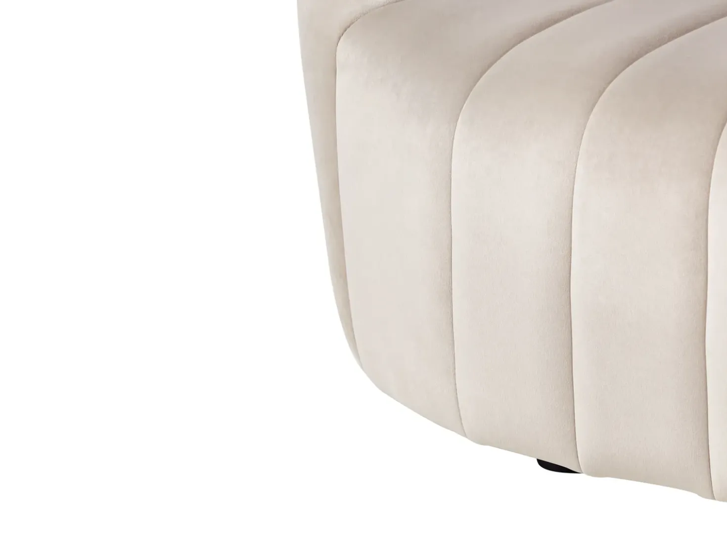 Divano 2 posti MALUNG Velluto Beige