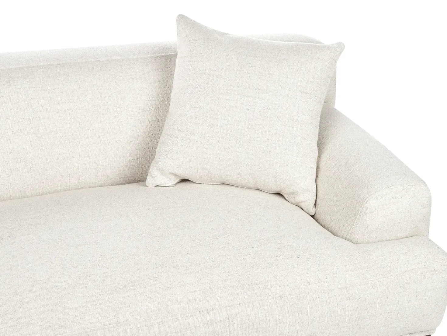 Divano 3 posti MATILA Tessuto Beige chiaro