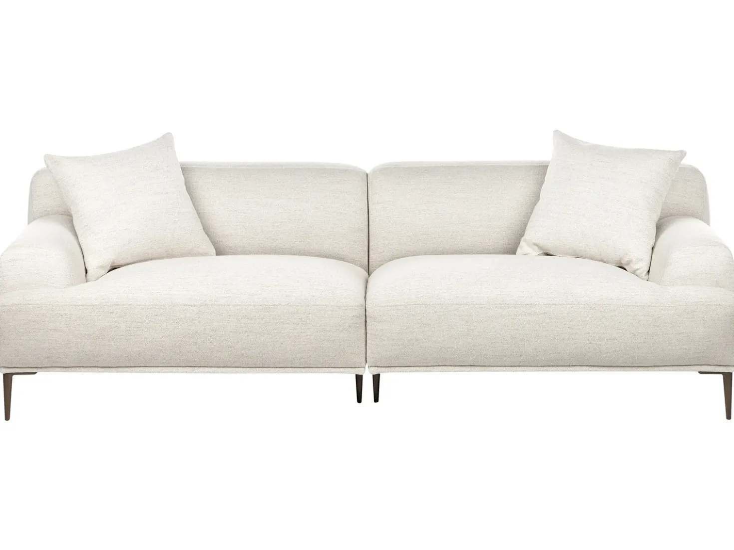 Divano 3 posti MATILA Tessuto Beige chiaro