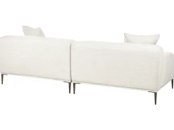 Divano 3 posti MATILA Tessuto Beige chiaro