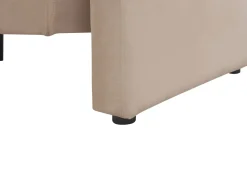 Divano 3 posti MAUNU Velluto Beige sabbia