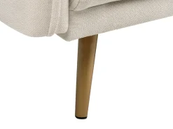 Divano 2 posti MAURA Tessuto Beige chiaro