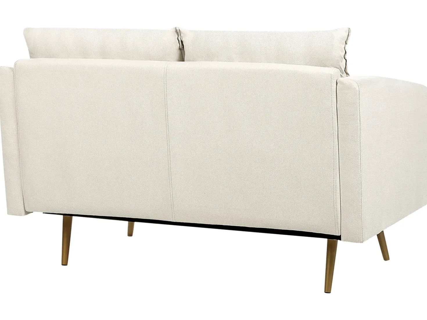 Divano 2 posti MAURA Tessuto Beige chiaro