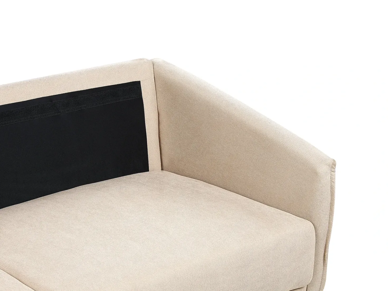 Divano 2 posti MAURA Velluto Beige