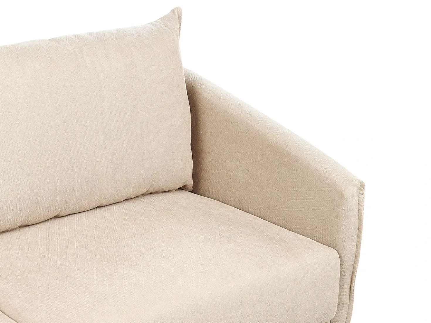 Divano 2 posti MAURA Velluto Beige