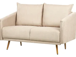 Divano 2 posti MAURA Velluto Beige