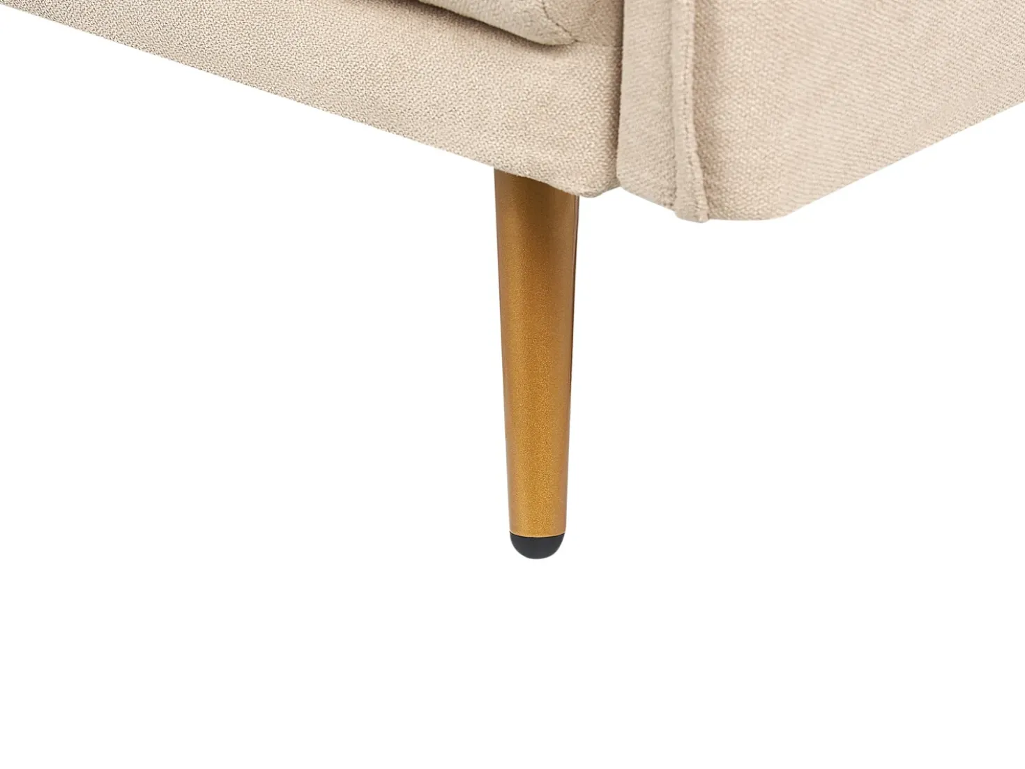 Divano 2 posti MAURA Velluto Beige