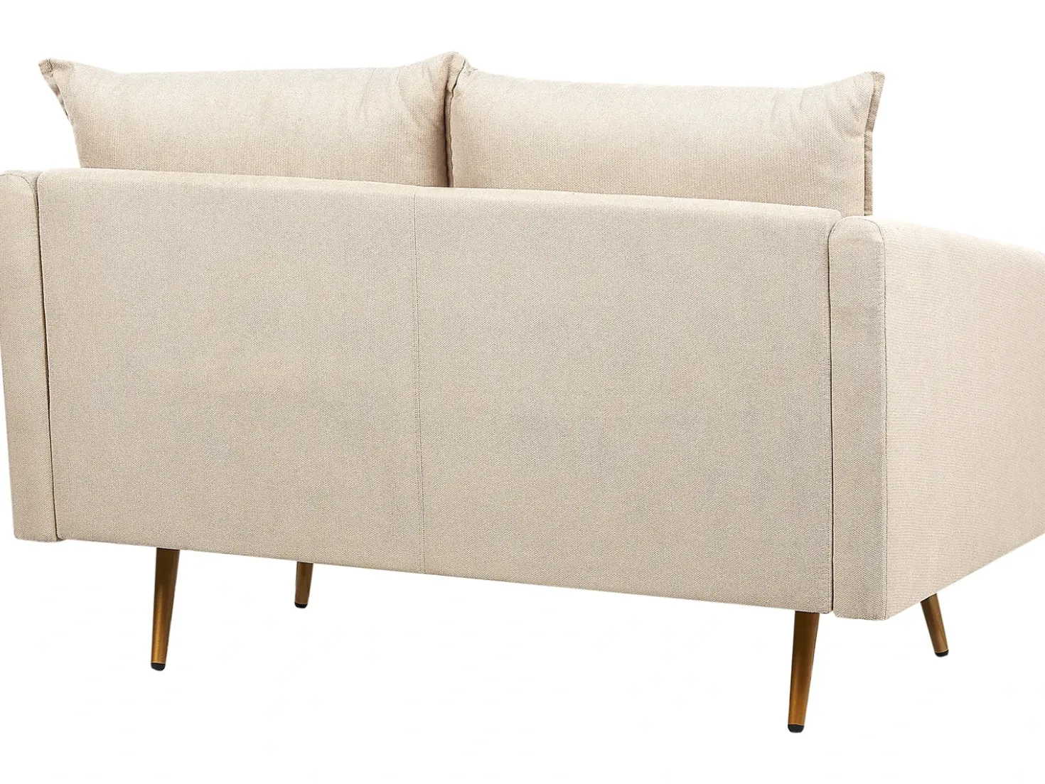Divano 2 posti MAURA Velluto Beige