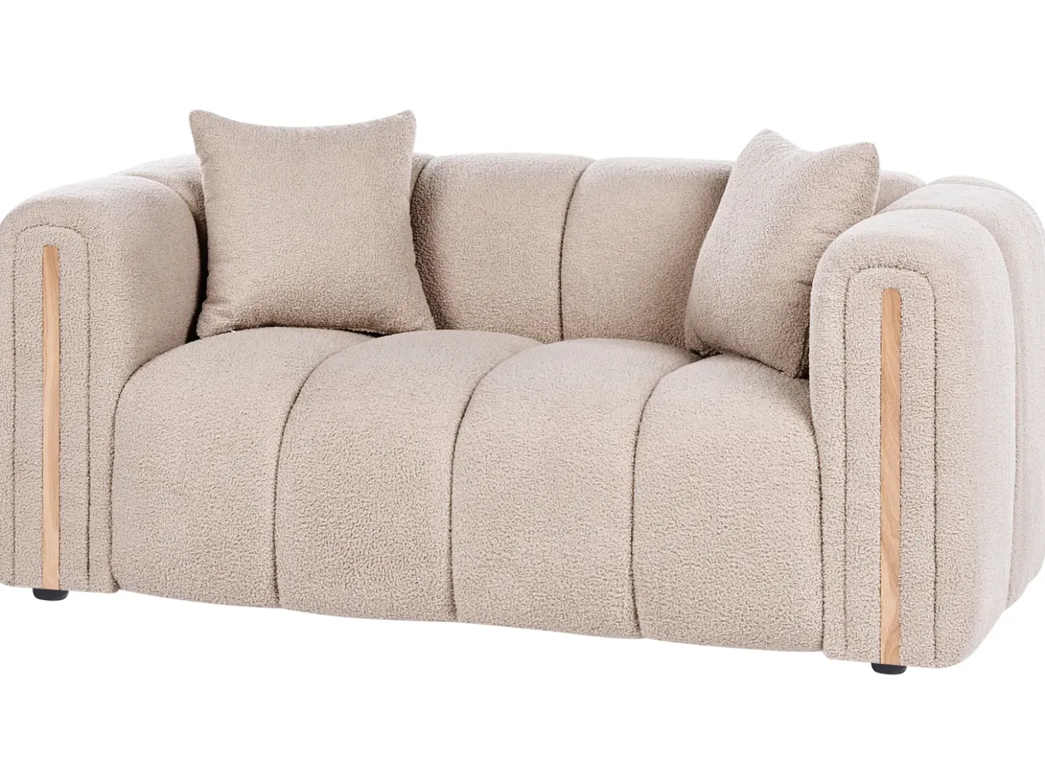 Divano 2 posti MORSIL Bouclé Beige