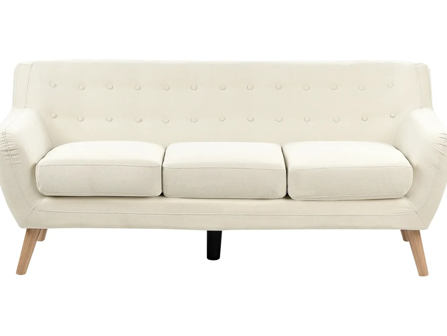 Divano 3 posti MOTALA Tessuto Beige chiaro