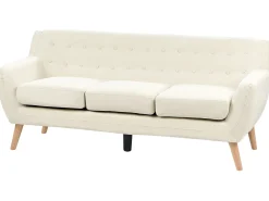 Divano 3 posti MOTALA Tessuto Beige chiaro