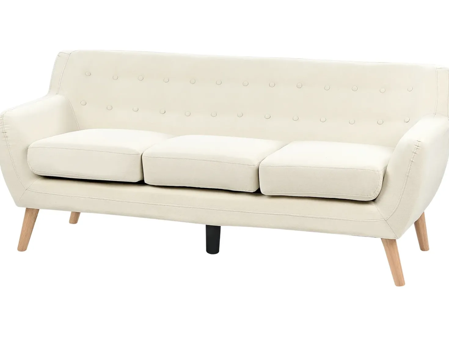 Divano 3 posti MOTALA Tessuto Beige chiaro