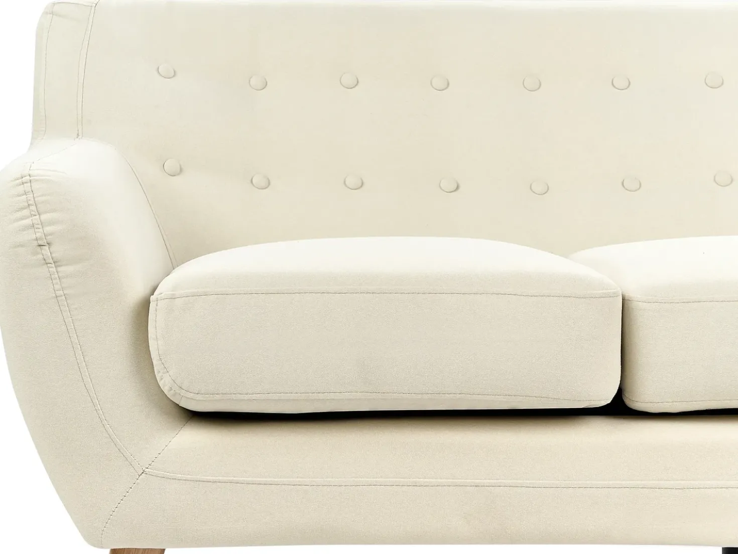 Divano 3 posti MOTALA Tessuto Beige chiaro