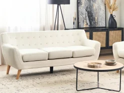 Divano 3 posti MOTALA Tessuto Beige chiaro