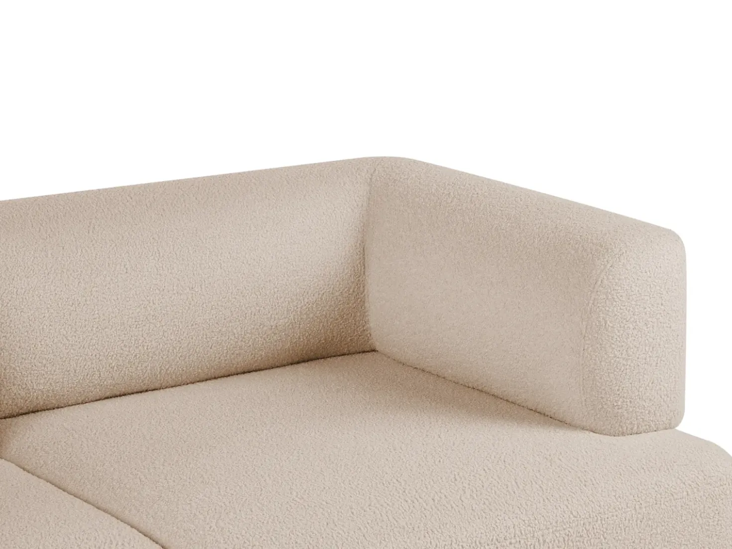 Divano 2 posti MOVIK Bouclé Beige