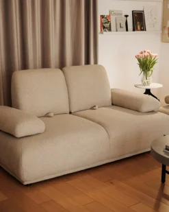 Divano 2 posti NACKA Bouclé Beige