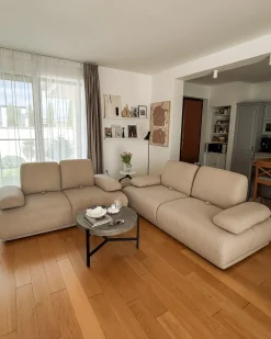Divano 2 posti NACKA Bouclé Beige