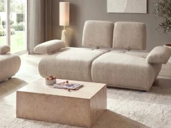 Divano 2 posti NACKA Bouclé Beige
