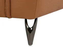 Divano 3 posti NARWIK Pelle naturale Marrone dorato