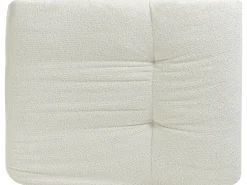 Divano 4 posti NENOLA Bouclé Bianco sporco