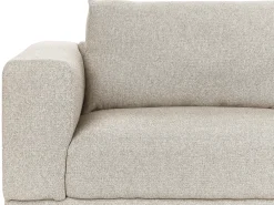 Divano 3 posti NIVALA Tessuto Beige chiaro