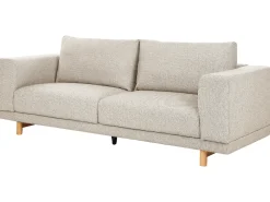 Divano 3 posti NIVALA Tessuto Beige chiaro