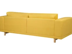 Divano 3 posti NIVALA Tessuto Giallo