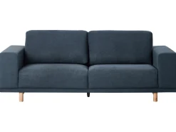 Divano 3 posti NIVALA Tessuto Blu scuro