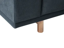 Divano 3 posti NIVALA Tessuto Blu scuro