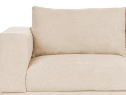 Divano 3 posti NIVALA Velluto a coste Beige