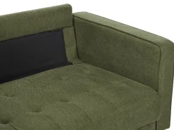 Divano 3 posti NURMO Tessuto Verde scuro
