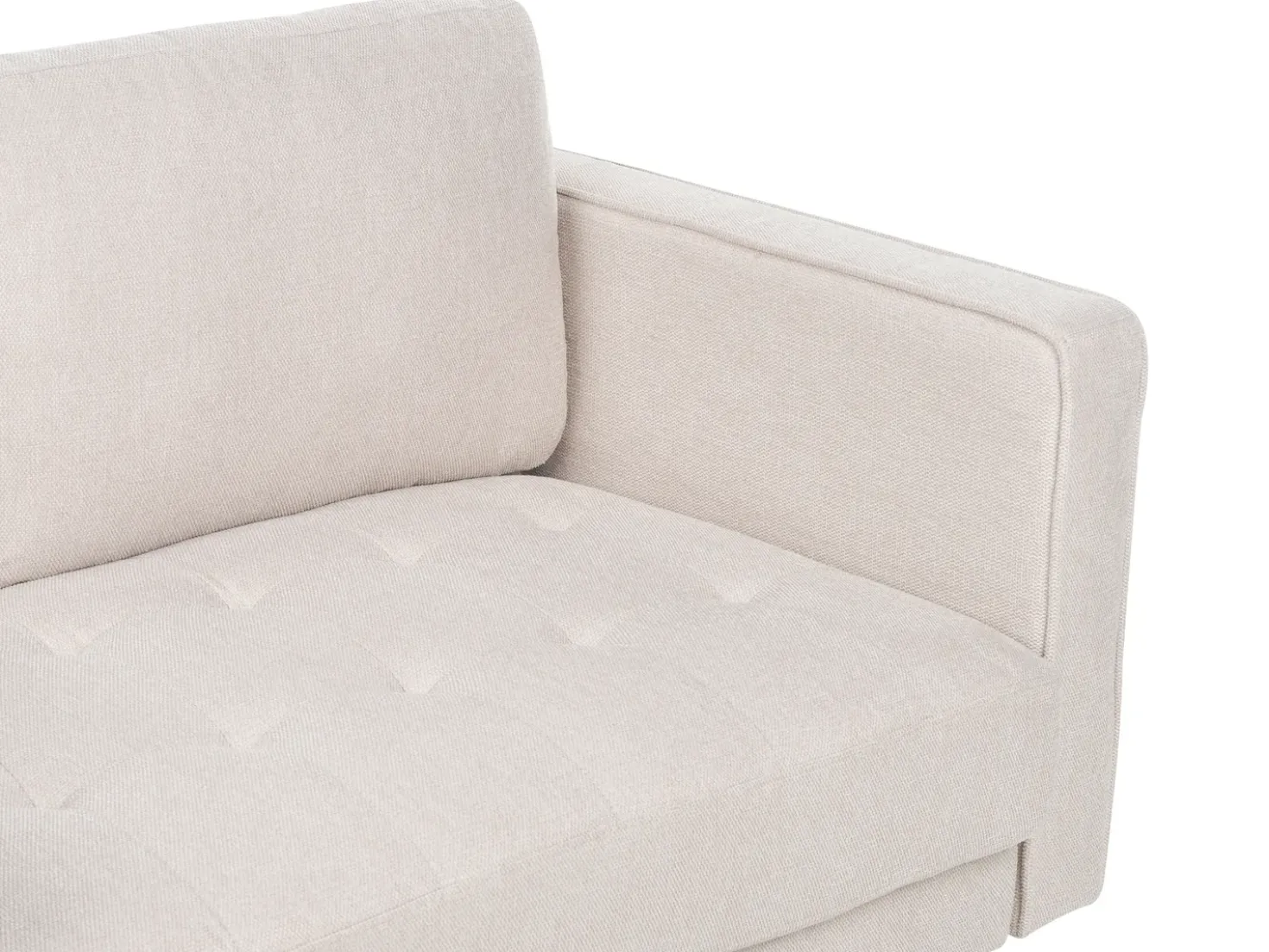 Divano 2 posti NURMO Tessuto Beige chiaro