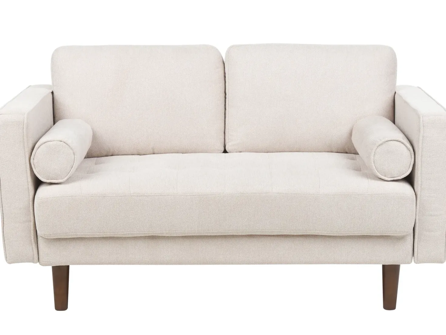 Divano 2 posti NURMO Tessuto Beige chiaro