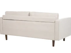 Divano 3 posti NURMO Tessuto Beige chiaro