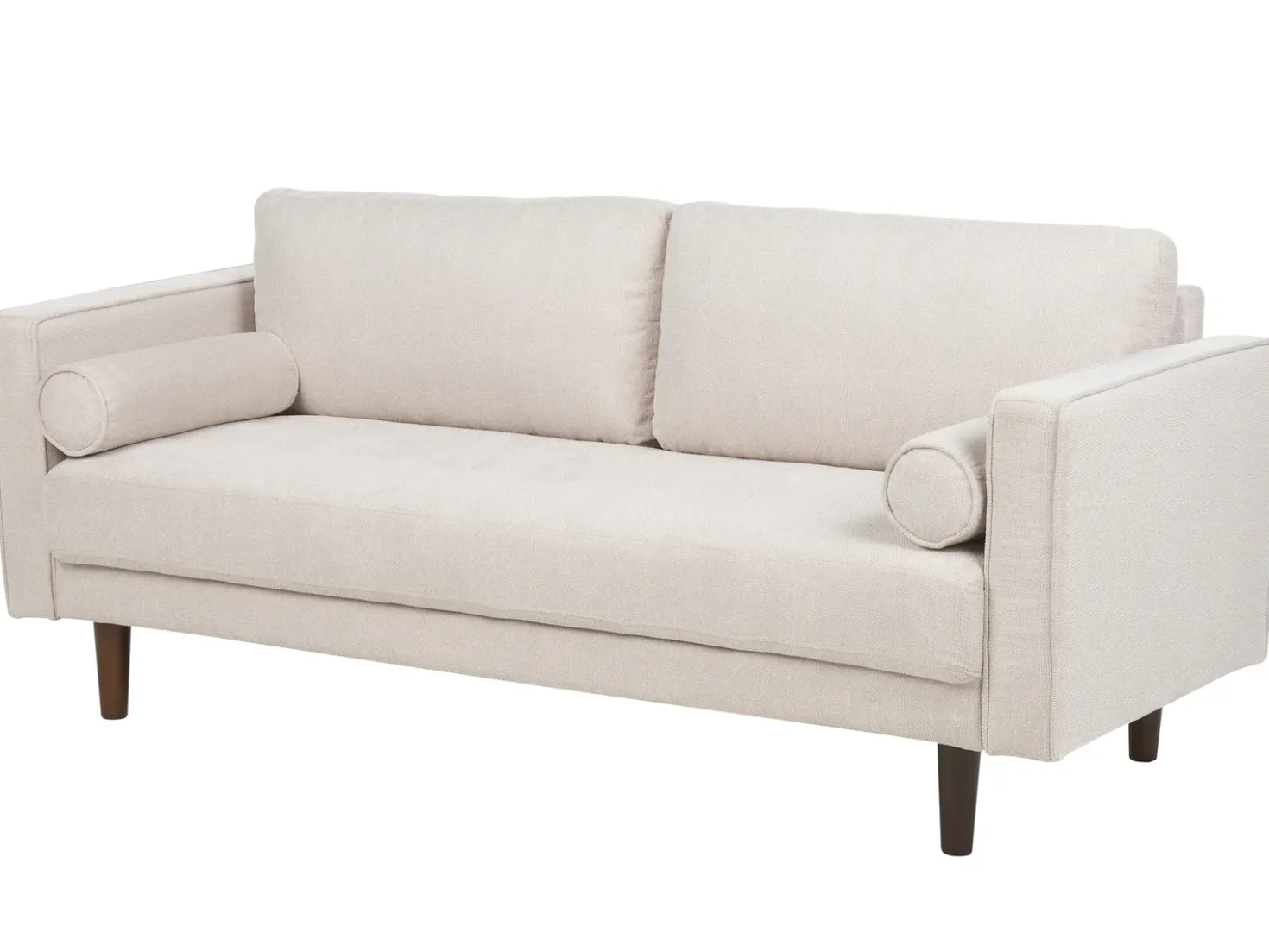 Divano 3 posti NURMO Tessuto Beige chiaro