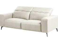 Divano 3 posti OMMEL Tessuto Beige chiaro